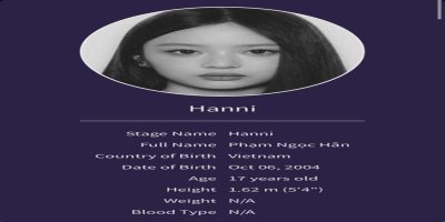 Hanni (NewJeans): Profile, Age, Birthday, Height, Weight