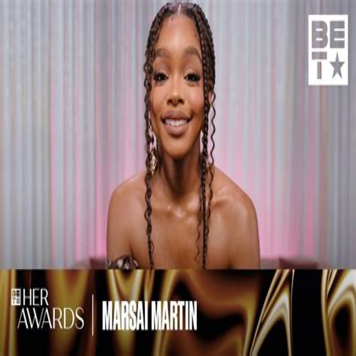 MARSAI MARTIN RECEIVED RISING STAR AWARD AT 2023 “BET HER AWARDS”