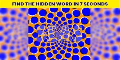 Optical Illusion: Can You Find The Word 'AM' Among AW Within 6 Secs? - SarkariResult