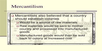 Organizing Settlement Colonies and Establishing Mercantilism